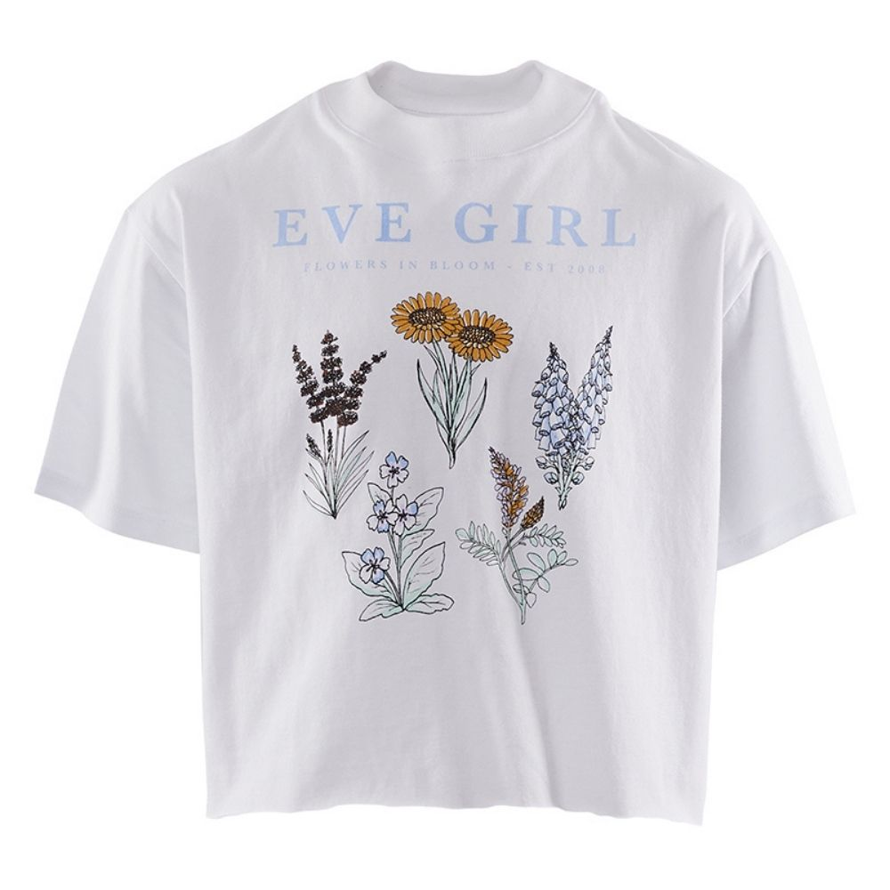 Eve Girl In Bloom Tee - Girls Tops | Rockies NZ - Eve Girl 12152175 S22