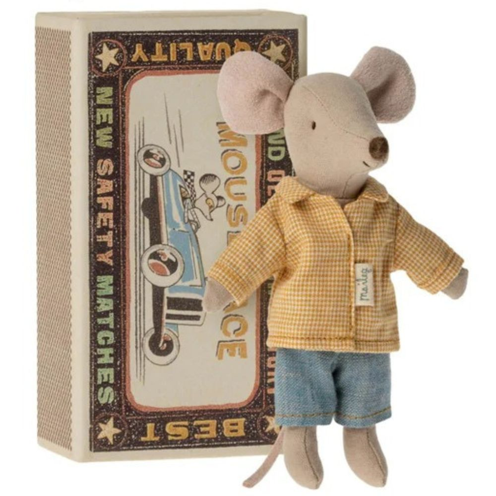 Maileg Mouse Big Brother in Box
