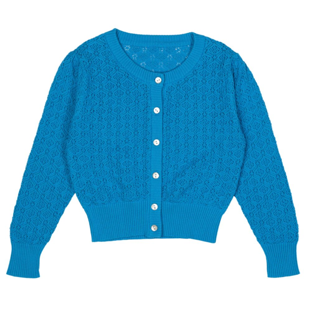 Rock Your Kid Darcy Blue Cardigan