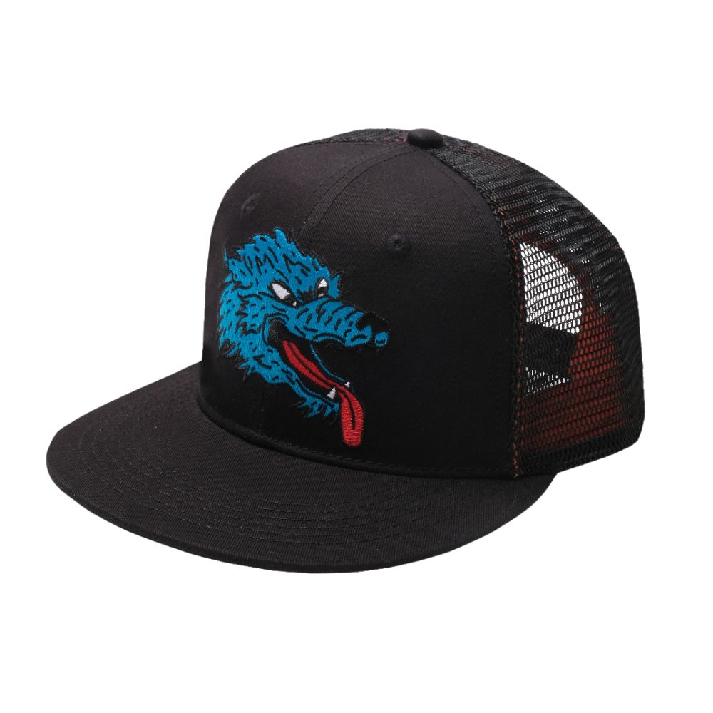 Band of BOys Blue Wolf Mesh Trucker Hip Hop Cap