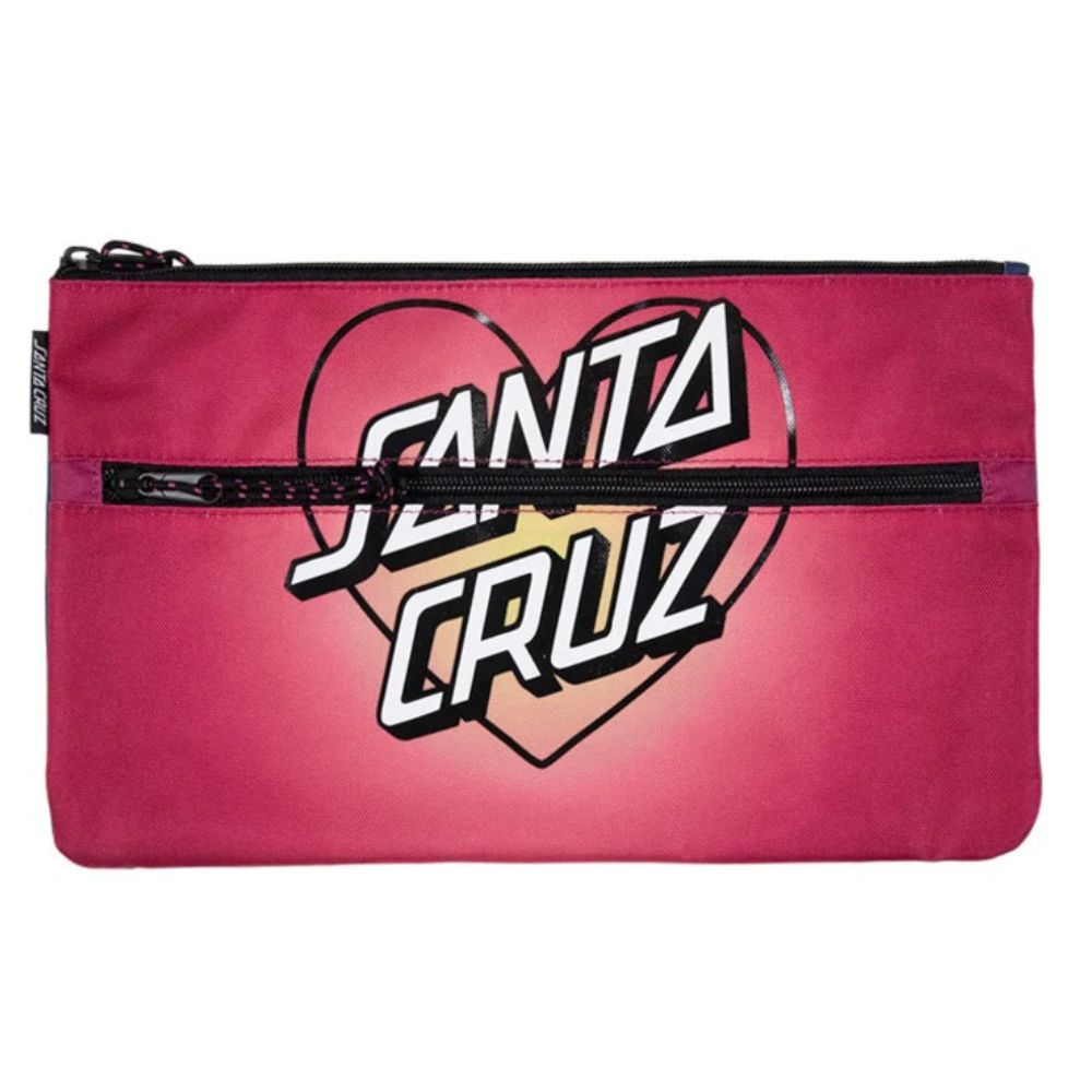 Santa Cruz Gradient Heart Dot Pencil Case