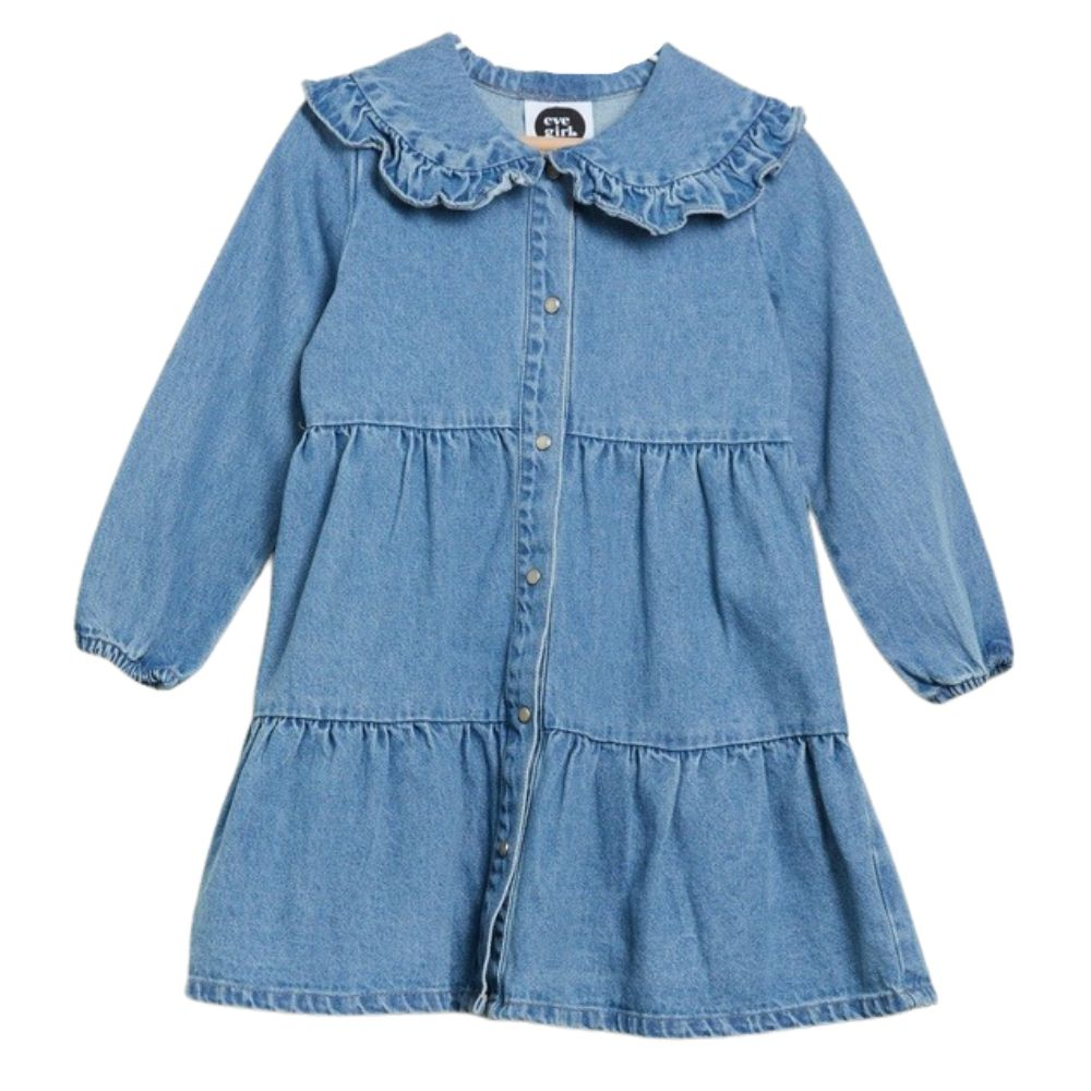 Eve Girl Cora Denim Dress - Girls Dresses | Rockies NZ - Eve Girl ...