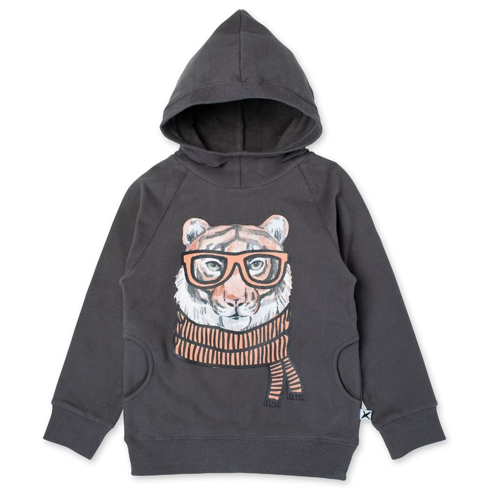 Minti Tiger in Disguise Furry Hoodie - Boys Jumpers | Rockies NZ ...