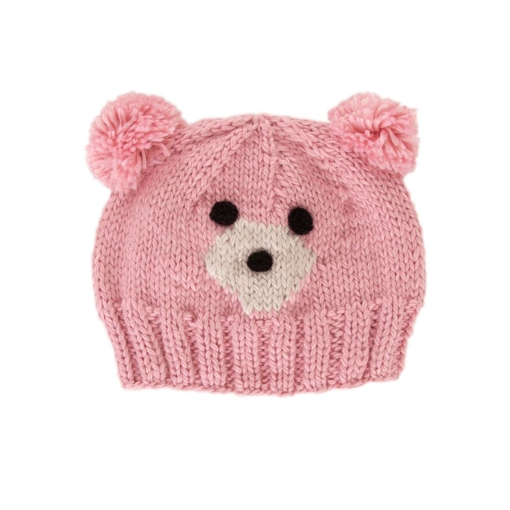 Acorn Bear Face Beanie