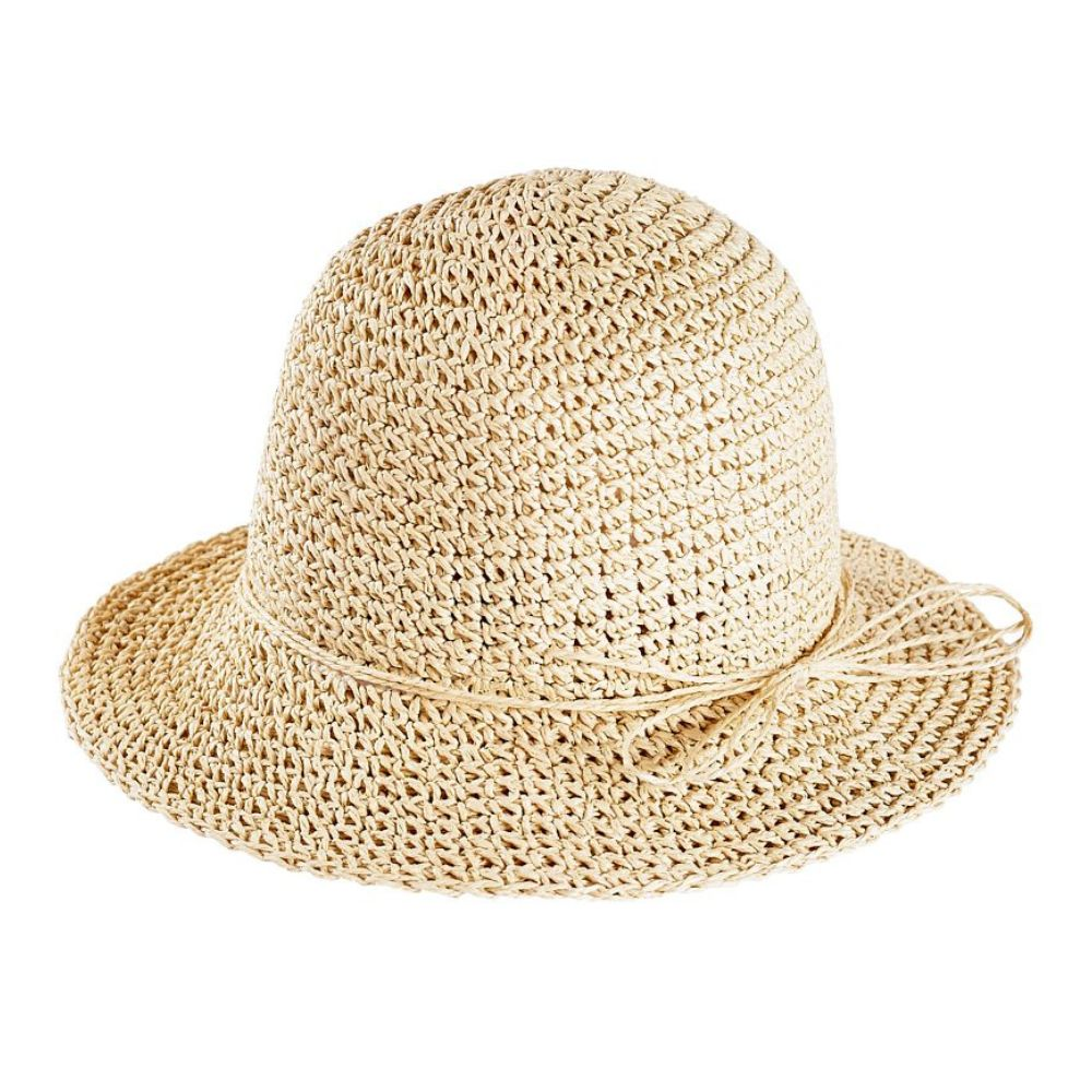 Acorn Poet Crochet Straw Hat