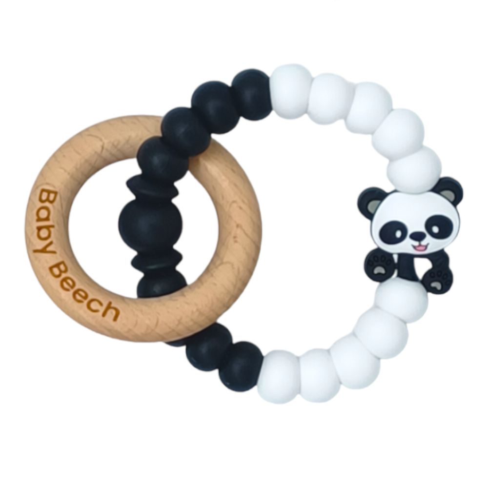 Baby Beech Panda Teething Ring