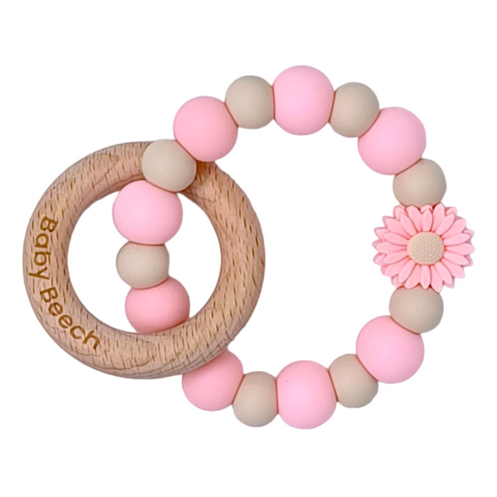 Baby Beech Daisy Teething Ring