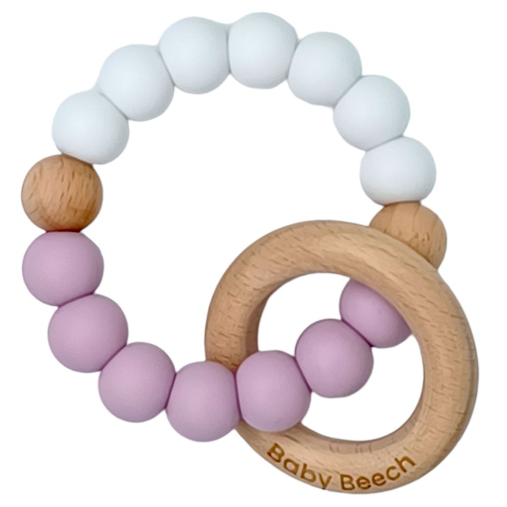 Baby Beech Teether with Wooden Ring