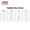 Vans Size Guide Toddler