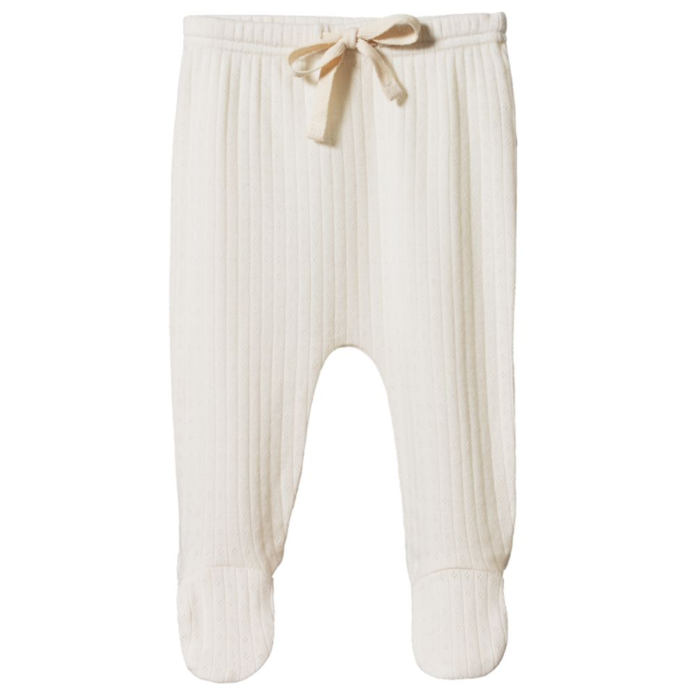 Nature Baby Pointelle Footed Pants