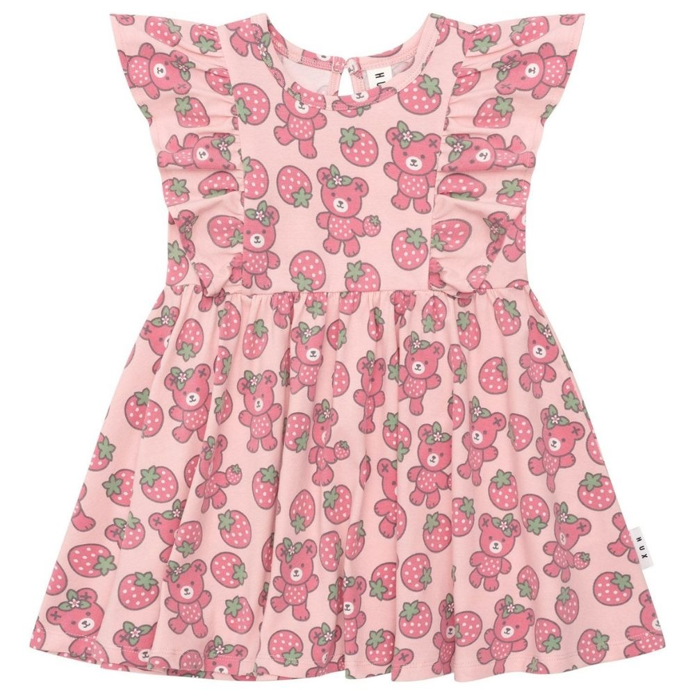 Huxbaby Berry Bear Frill Dress