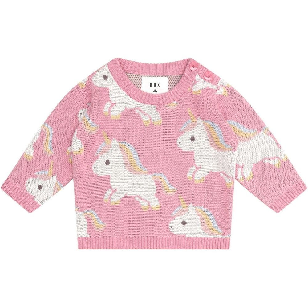 Huxbaby Unicorn Knit Jumper