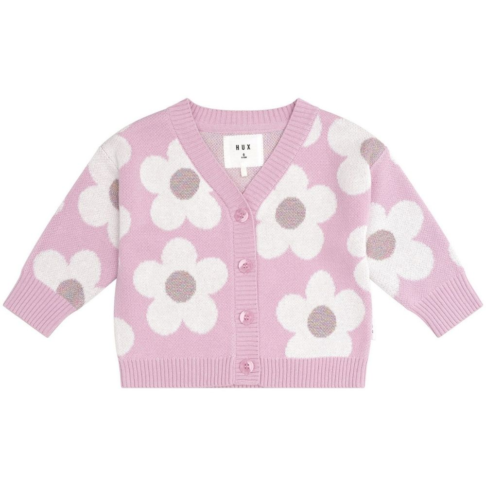 Huxbaby Daisy Boxy Cardigan