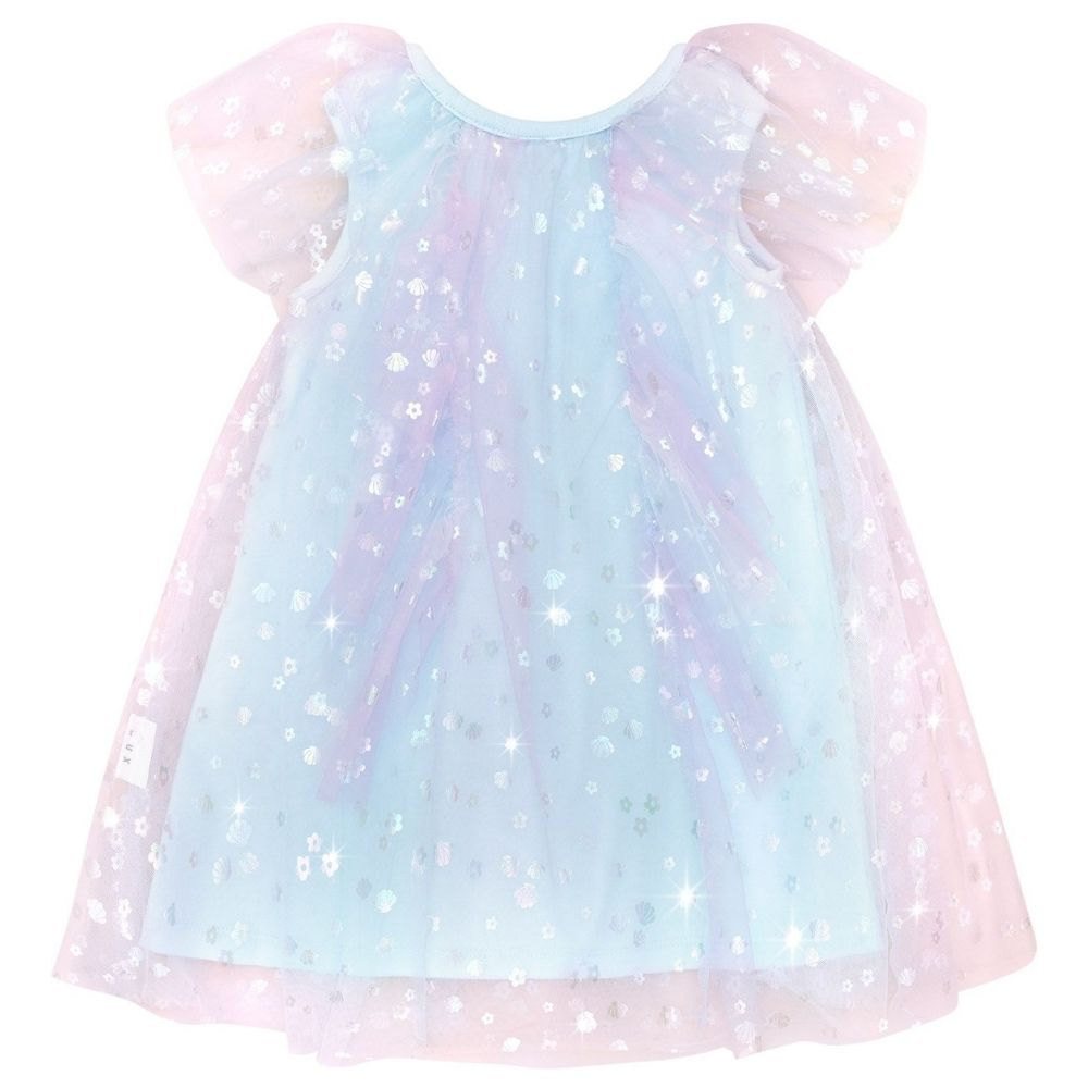 Huxbaby Daisy Seashell Tulle Flutter Dress