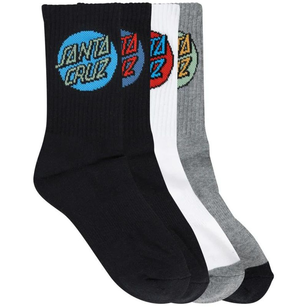 Santa Cruz Other Dot Crew Socks - 4pk