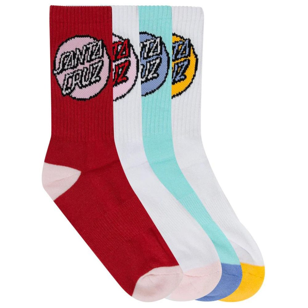 Santa Cruz Other Dot Crew Socks - 4pk