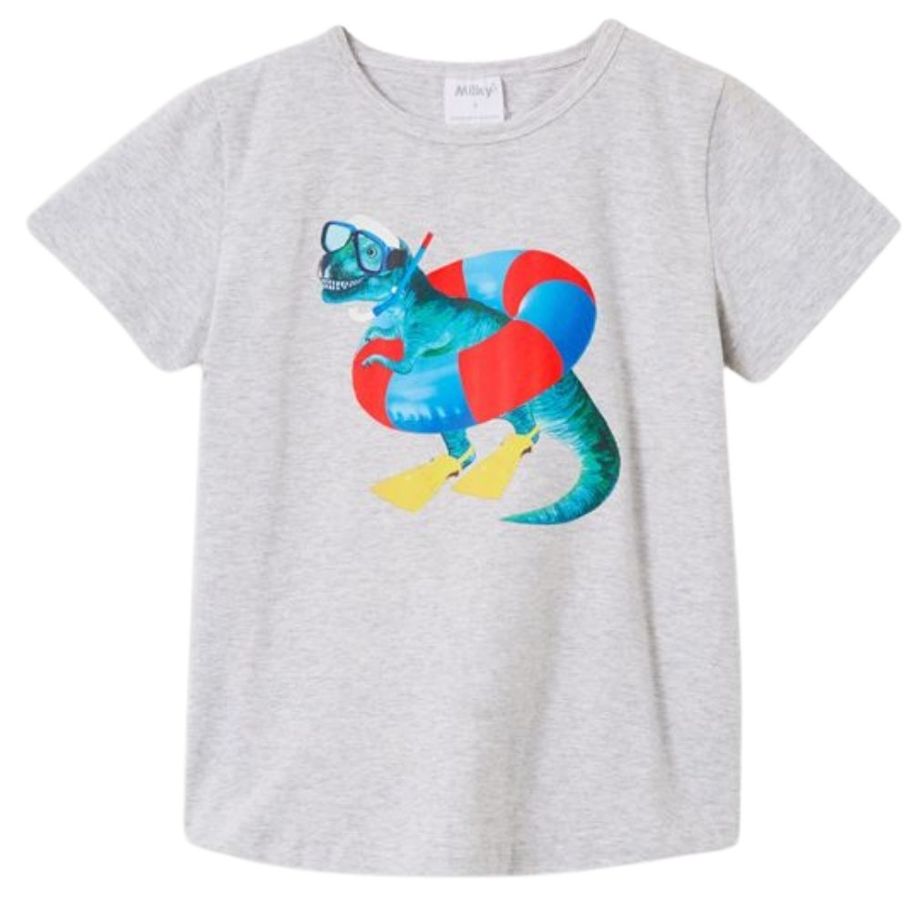 Milky Beach Dino Tee