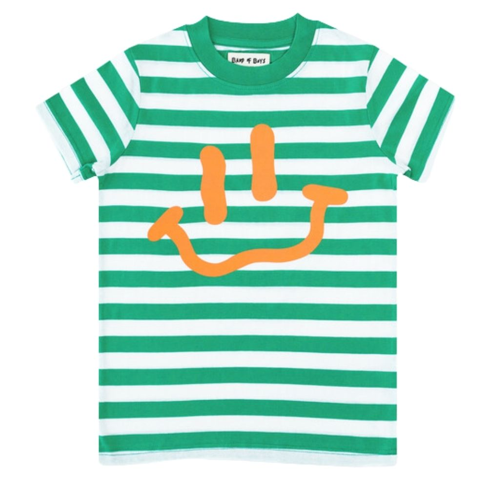 Band of Boys Striped Smile Tee