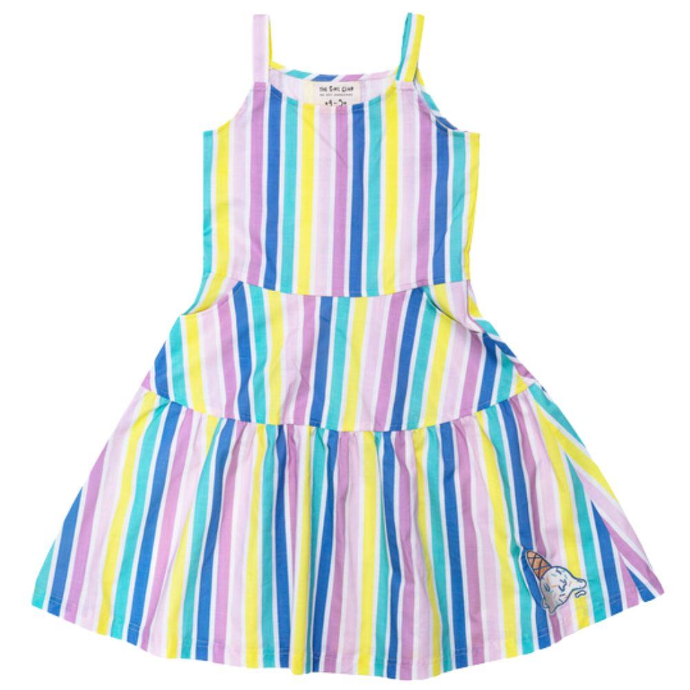 The Girl Club Summer Stripe Ice Cream Dress