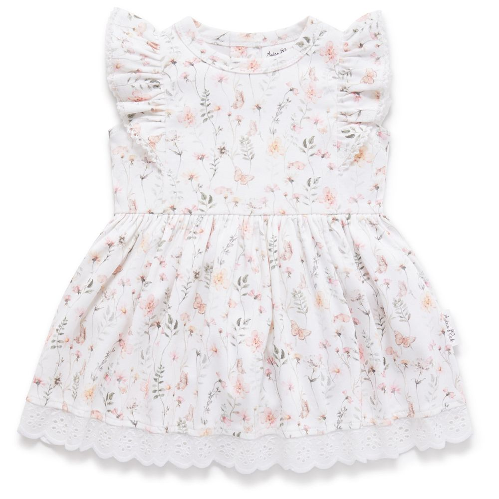 Aster & Oak Secret Garden Ruffle Dress