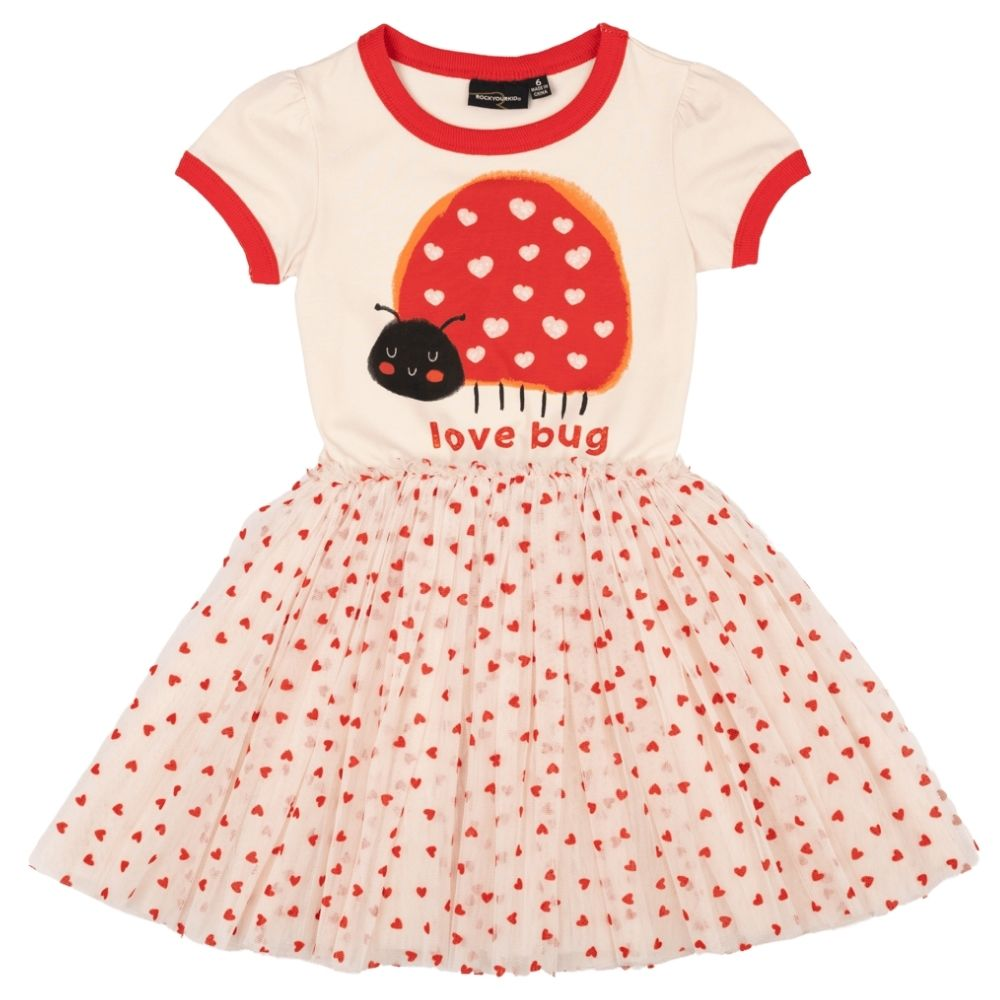 Rock Your Kid Love Bug Circus Dress