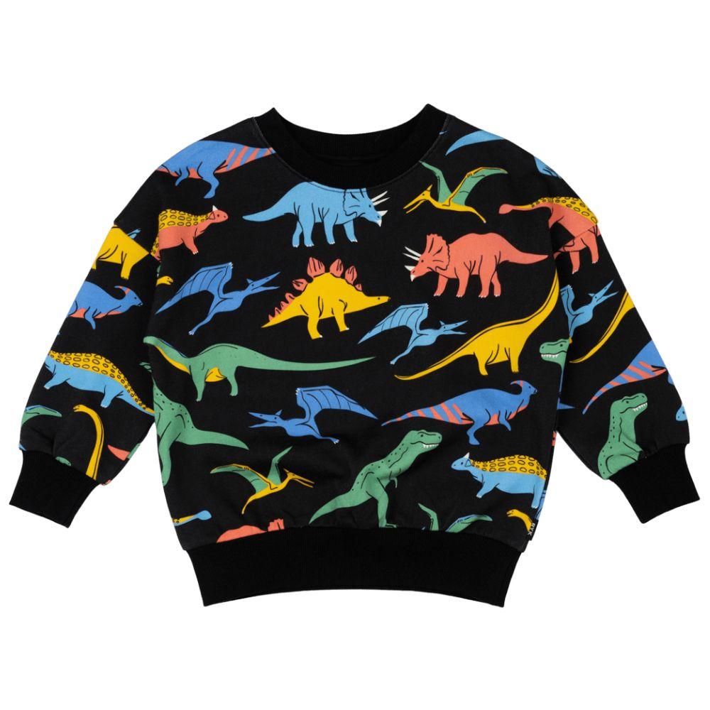 Rock Your Kid Dino Bright Sweatshirt