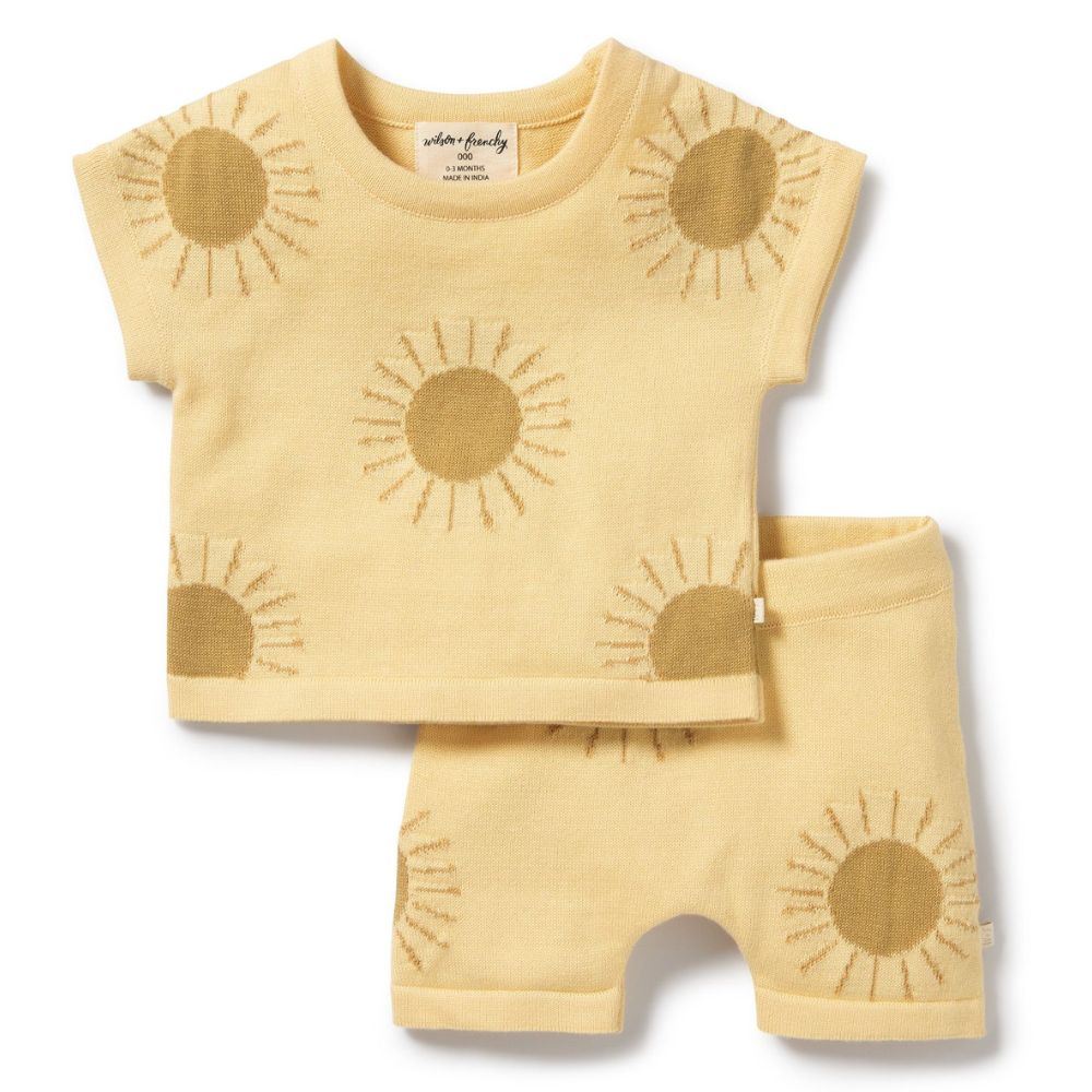 Wilson + Frenchy Organic Sunshine Knitted Set