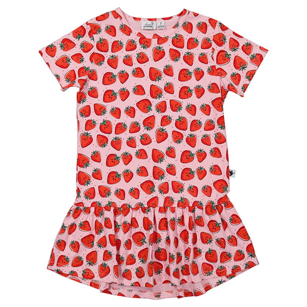 Kissed by Radicool Strawberry Crush Frill Dress