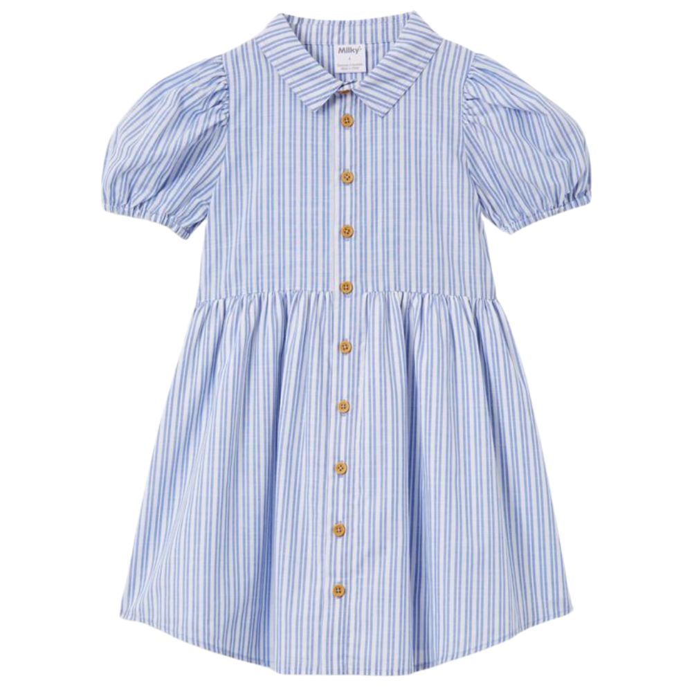 Milky Sailor Stripe Dress