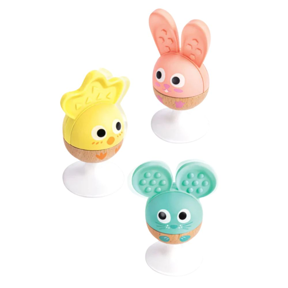 Hape Cheery Critter Rattle Trio