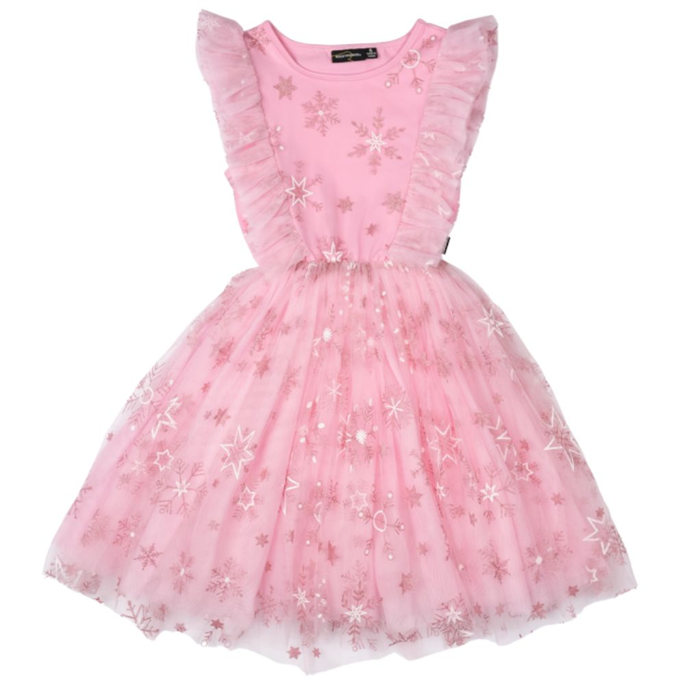 Rock Your Kid Snowflake Party Dress