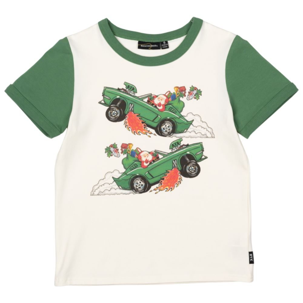 Rock Your Kid Christmas Rally Ringer T-Shirt