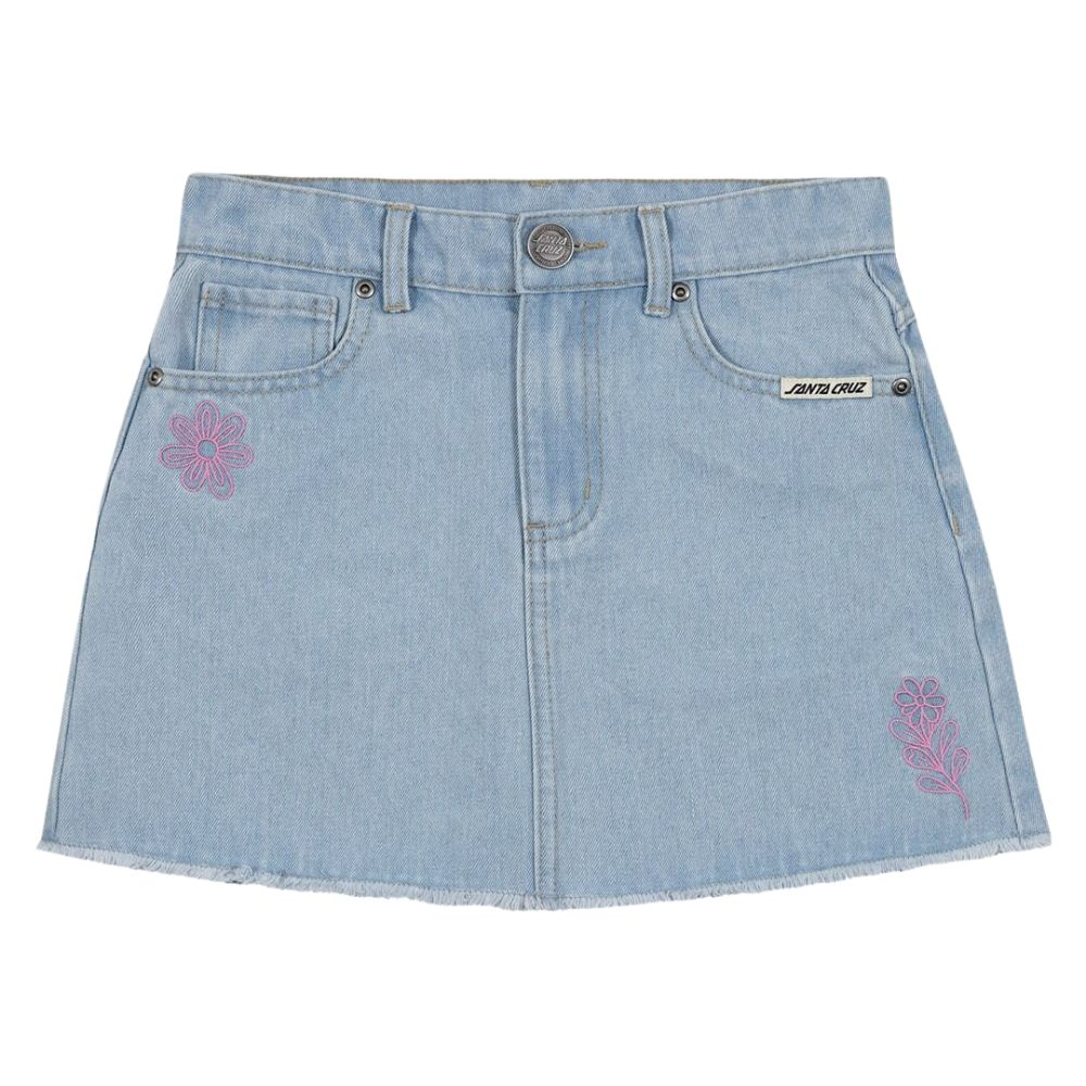 Santa Cruz Vibes Stack Denim Skirt