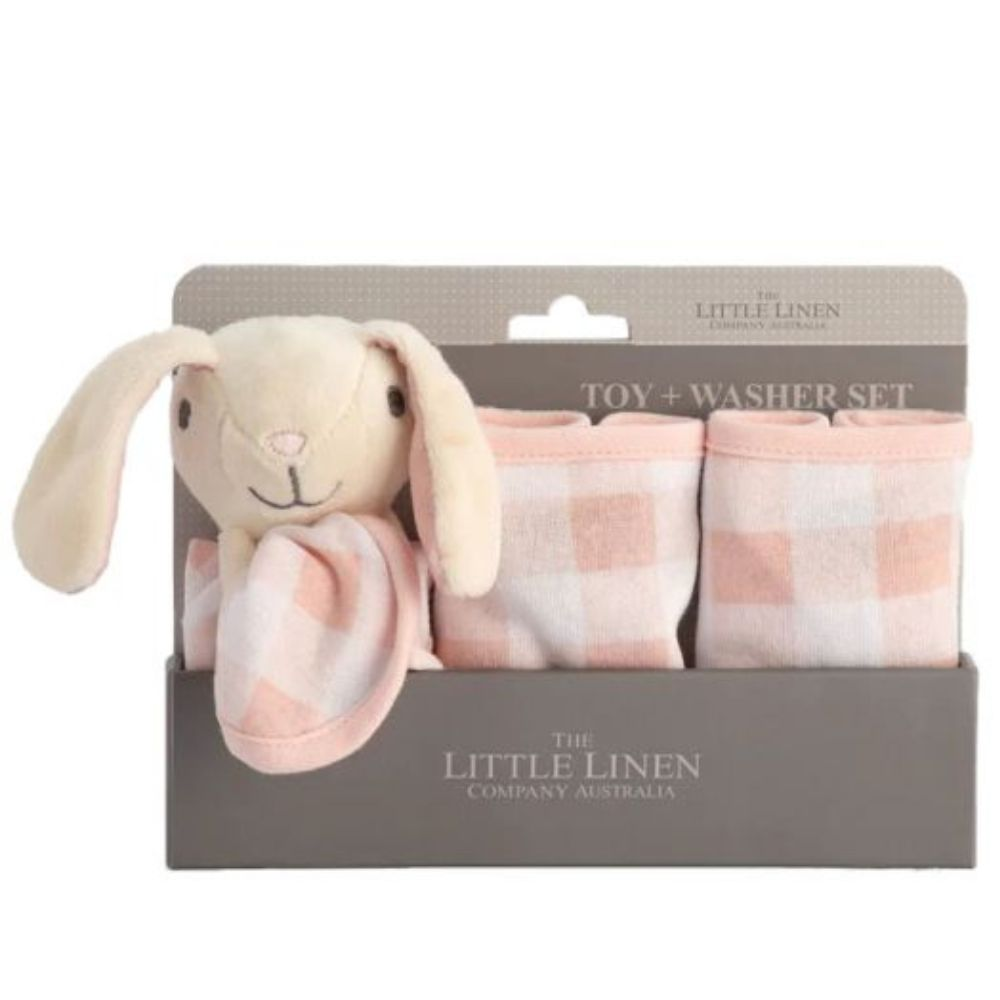 Little Linen Company Washer + Toy Set