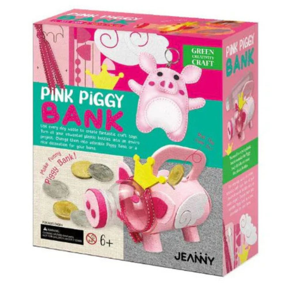 Jeanny Craft - Pink Piggy Bank