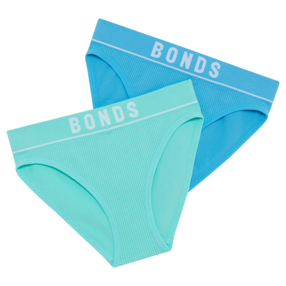 Bonds Retro Rib Bikini 2 Pack