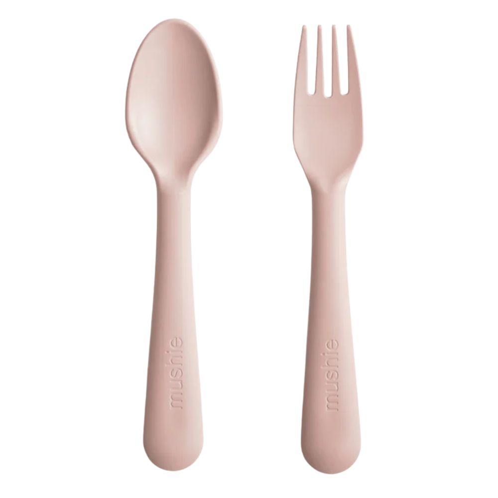 Mushie Fork and Spoon Cutlery Set