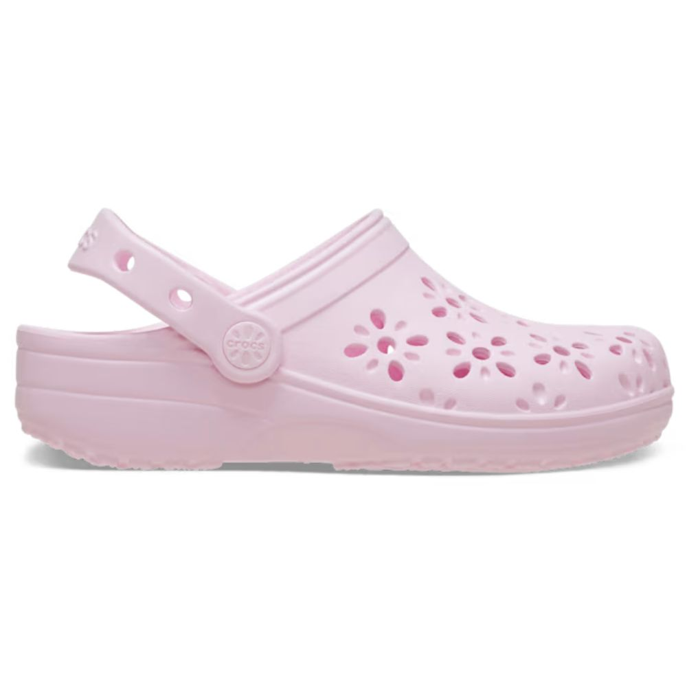 Crocs Classic Floral Cut Out Clogs