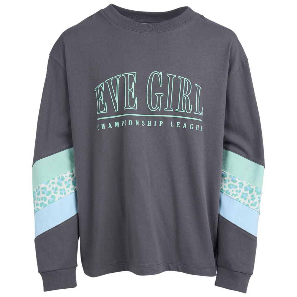 Eve Girl League Panel Long Sleeve Tee