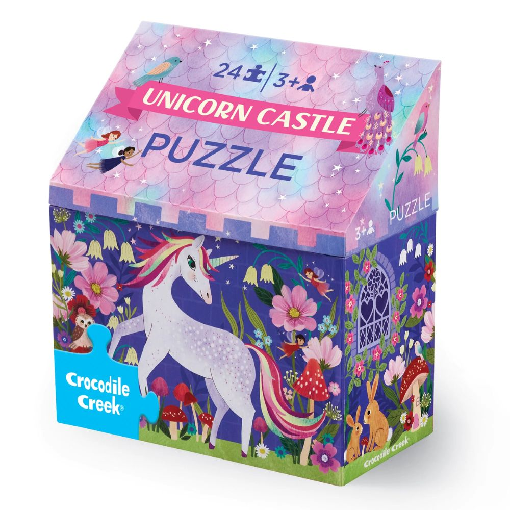 Crocodile Creek Unicorn Castle 24pc Puzzle 