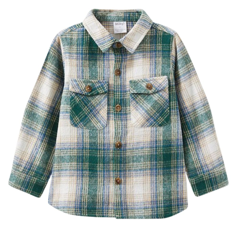 Milky Check Overshirt