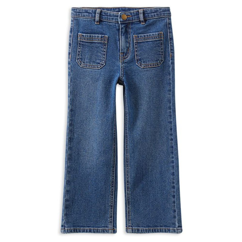 Milky Mid Wash Denim Jean