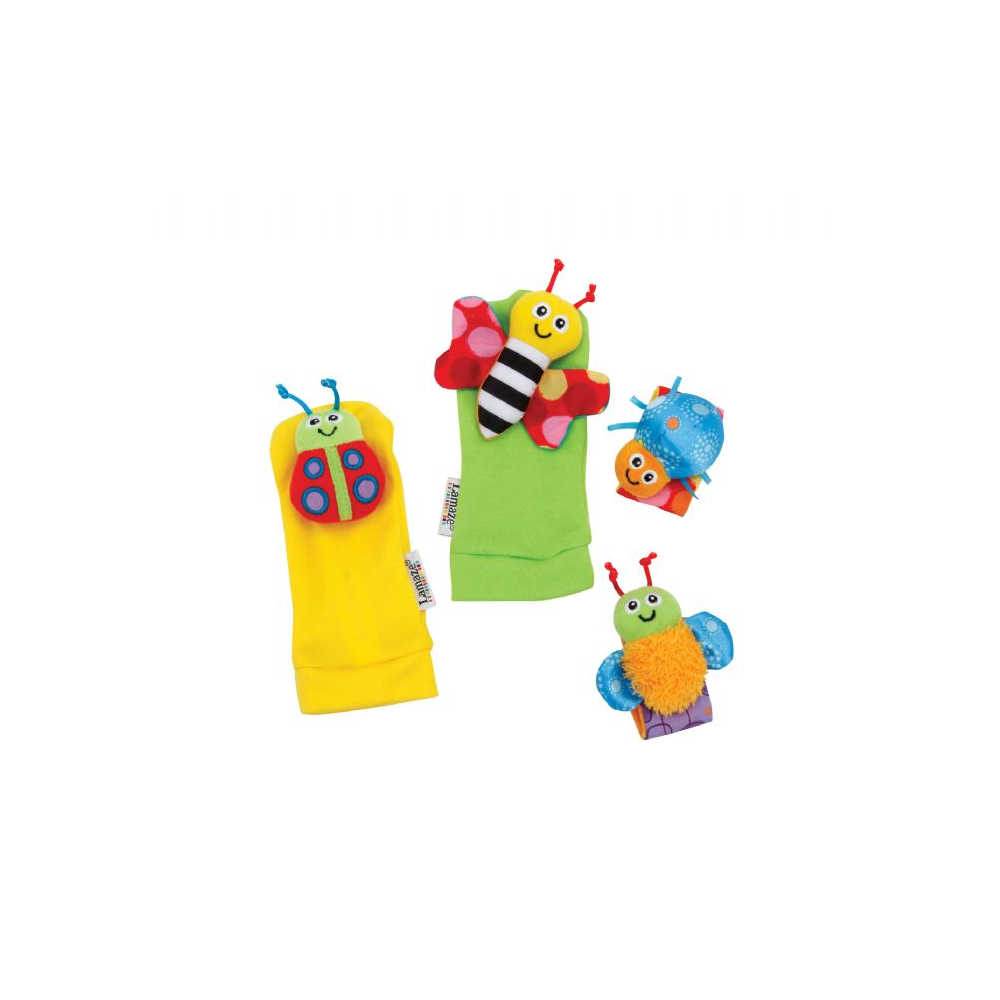 Lamaze hand sale and foot rattles