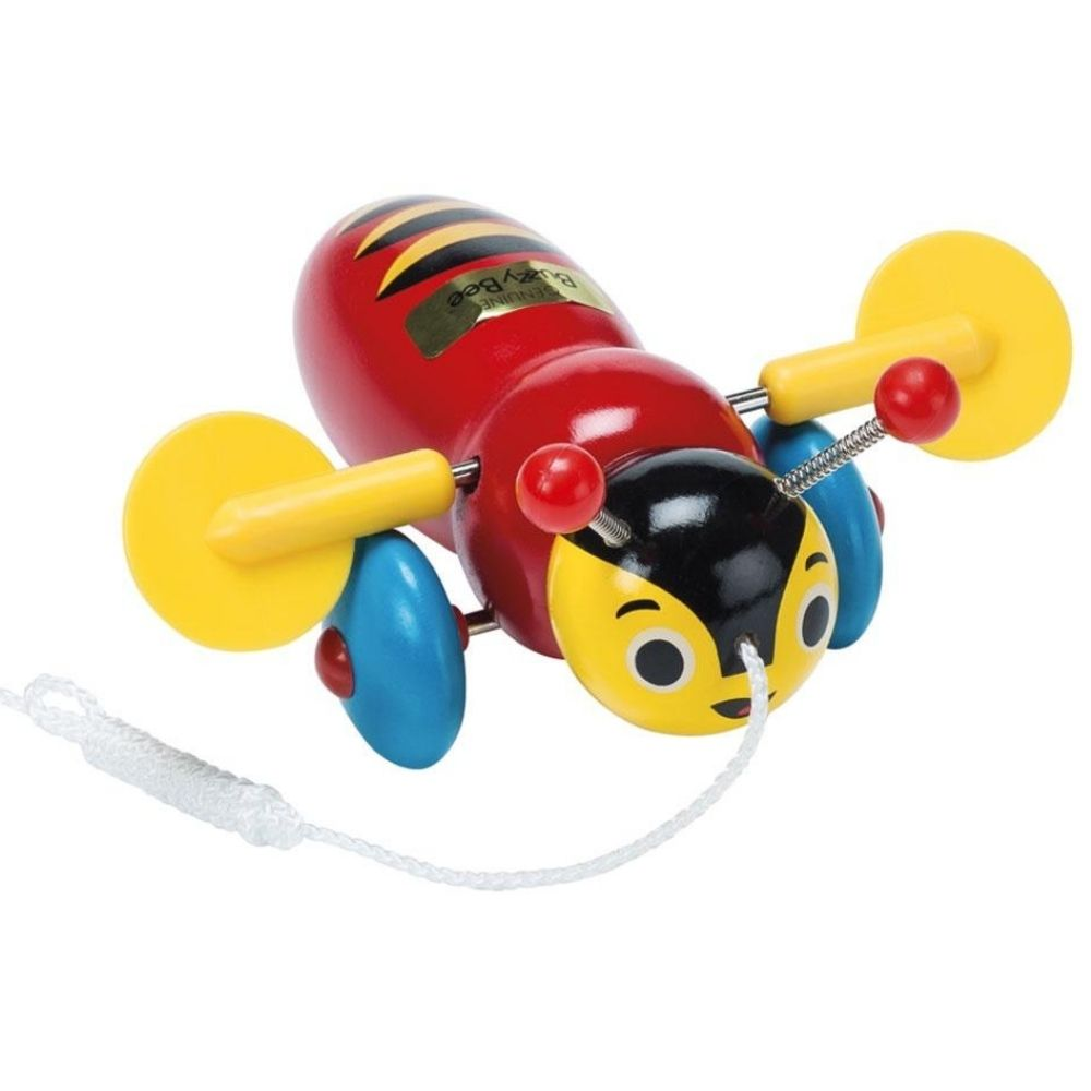 Buzzy Bee Pull-A-Long Toy - Toys-Wooden Toys : Rockies Kids - Buzzy Bee ...