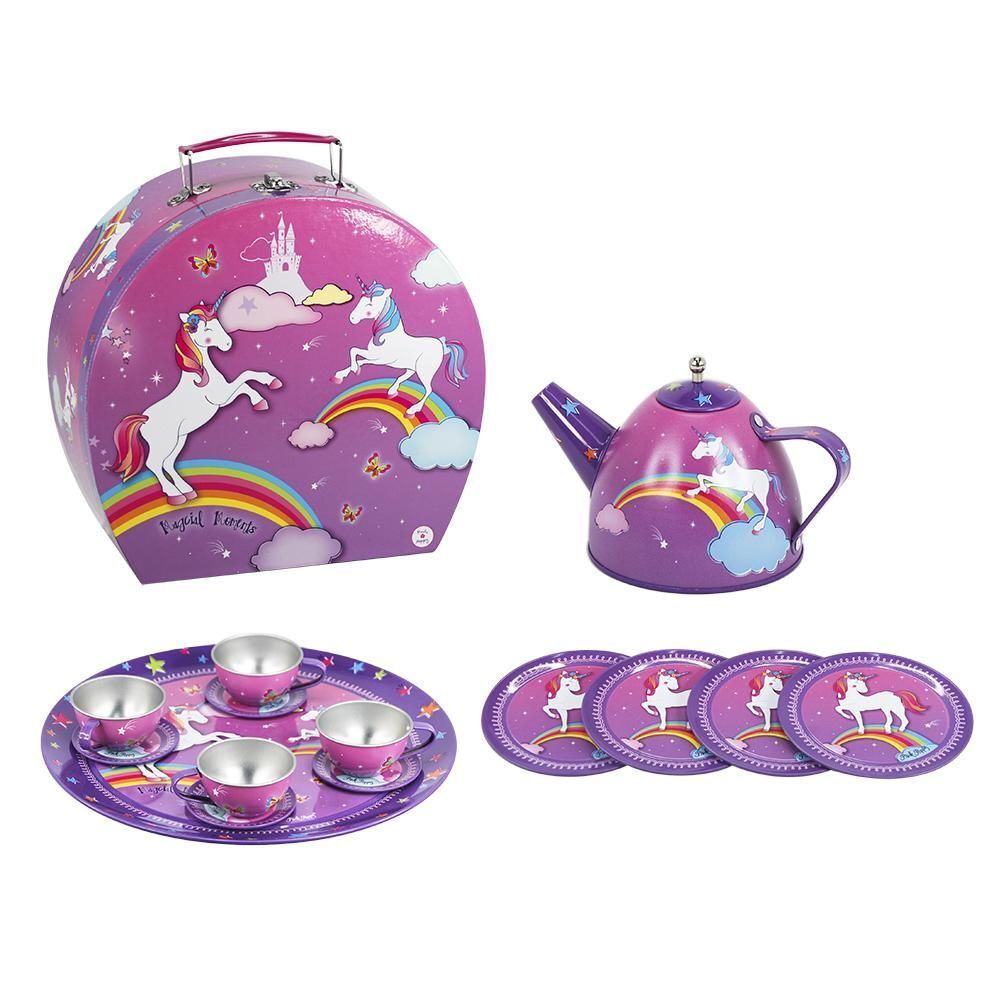 unicorn play tea set