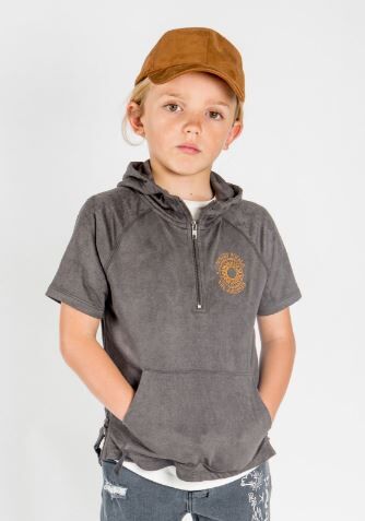 short sleeve hoodie kids