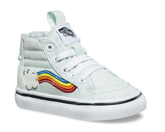 rainbow vans for toddlers