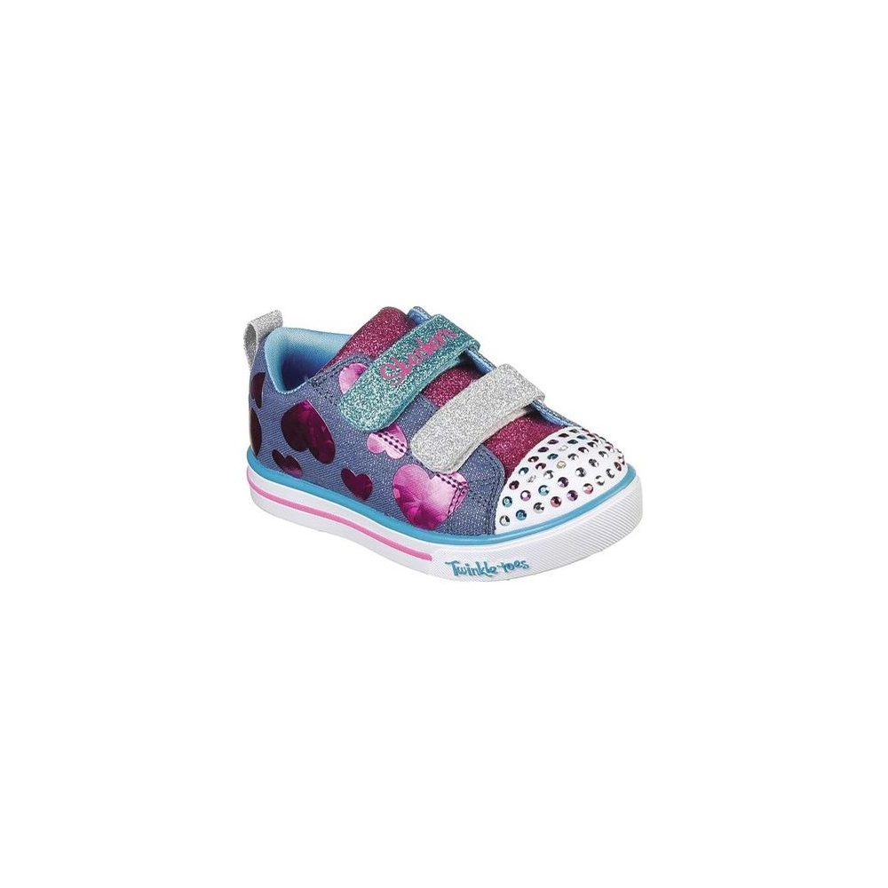 Skechers Sparkle Light Flutter Fab Shoe - Toddler - Preschool Footwear ...