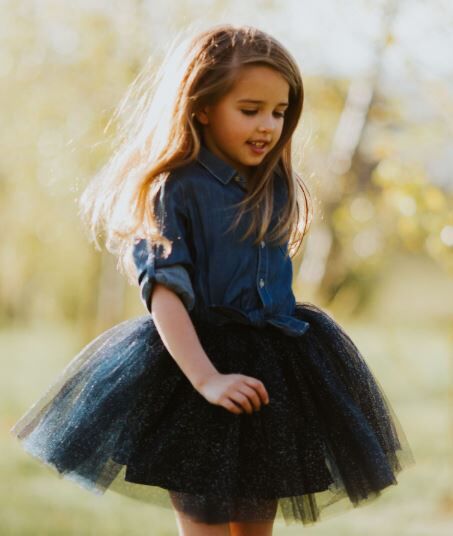 Fox and 2024 finch denim tutu