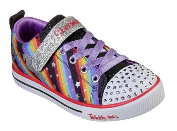 Skechers twinkle shop toes magical rainbows